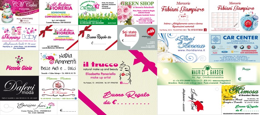 Bigliettini in digitale